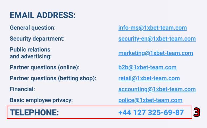 1xbet customer care services email addres and helpline number to contact 1xbet help agent instantly (2)