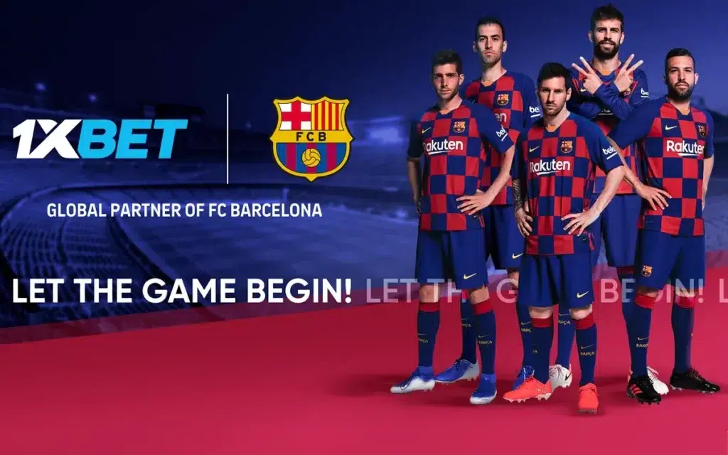 1xbet sponsorship deals partnerships with Barcelona Football Club