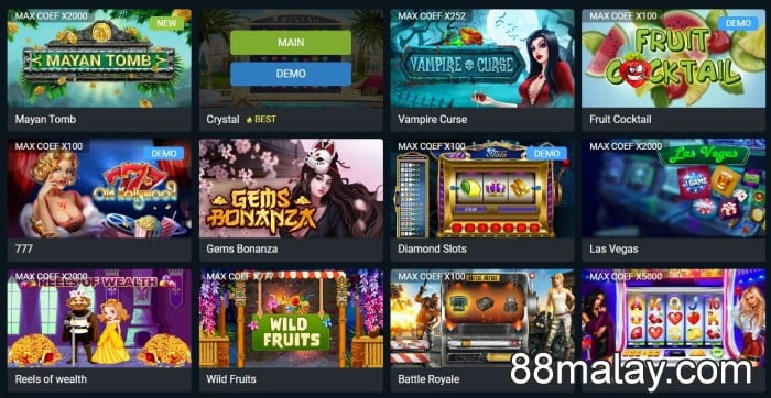 88malay 1xbet slot games online for free or real money gameplays