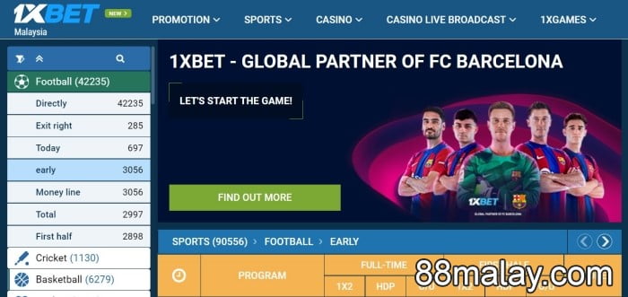 how to bet on 1xbet football betting 88malay tutorial guide