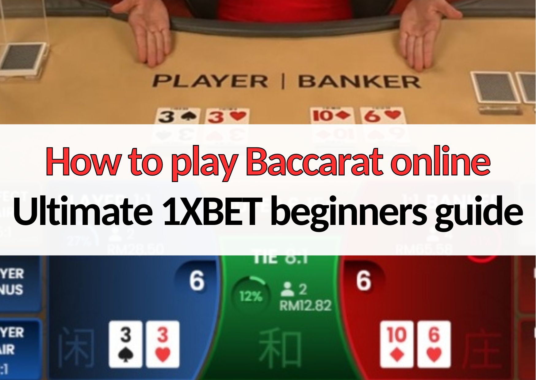 88malay 1xbet how to play baccarat online casino game guide